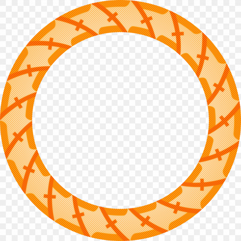 Circle Frame, PNG, 3000x3000px, Circle Frame, Orange Download Free