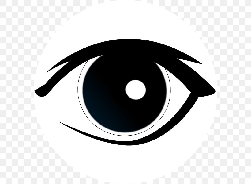 Eye Animation Cartoon Clip Art, PNG, 600x600px, Eye, Animation, Black And White, Brand, Cartoon Download Free