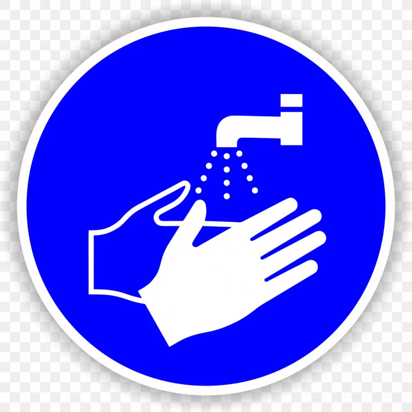 Hand Washing Sink Hygiene, PNG, 1000x999px, Hand Washing, Adhesive, Area, Blue, Brand Download Free