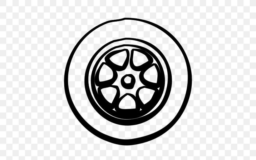 Alloy Wheel Car Rim Spoke Clip Art, PNG, 512x512px, Alloy Wheel, Auto Part, Automotive Tire, Bicycle Wheel, Bicycle Wheels Download Free