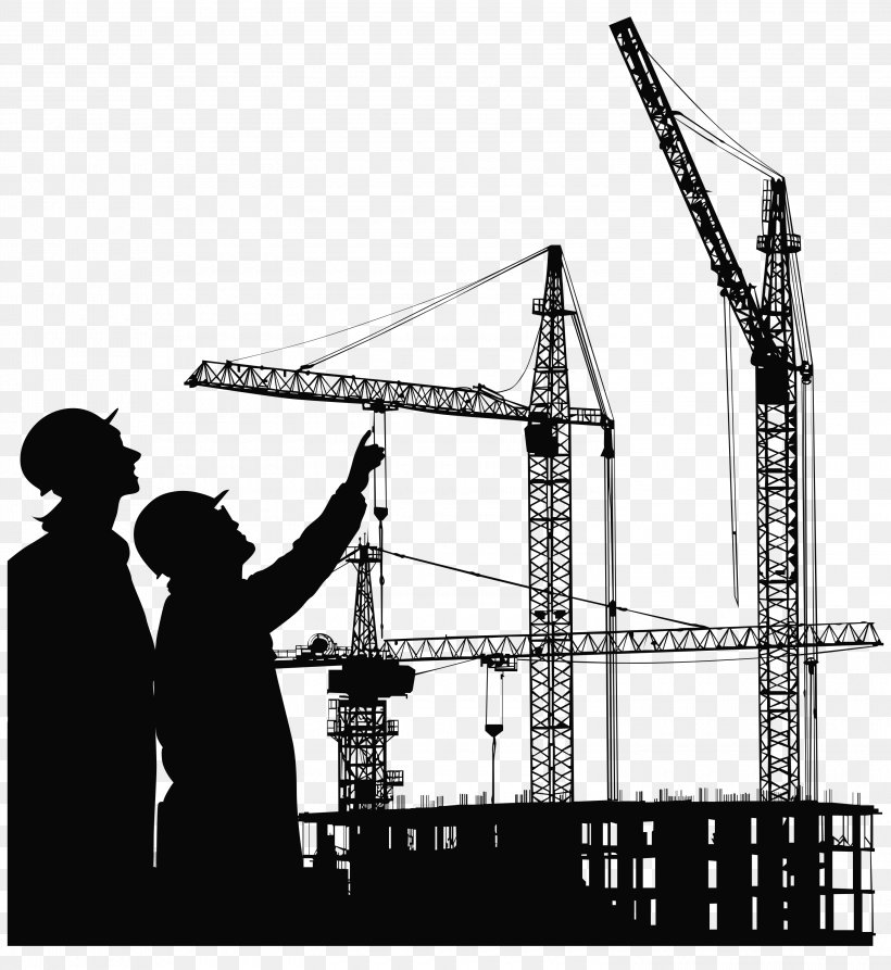 Architectural Engineering Building Crane, PNG, 3000x3268px, Architectural Engineering, Architect, Architecture, Baustelle, Black And White Download Free