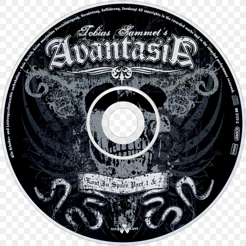 Avantasia Lost In Space (Chapter 1 & 2) The Metal Opera, PNG, 1000x1000px, Avantasia, Album, Brand, Compact Disc, Dvd Download Free