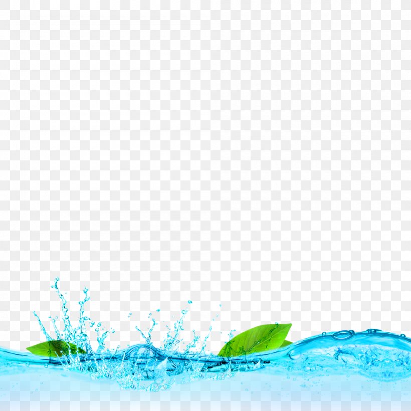 Blue Fresh Water Leaves Decorative Patterns, PNG, 1000x1000px, Bideh, Aqua, Drinking Water, Drop, Garden Hoses Download Free