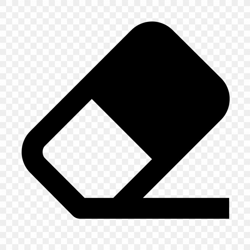 Eraser Icon Design Graphic Design, PNG, 1600x1600px, Eraser, Black, Drawing, Icon Design, Logo Download Free