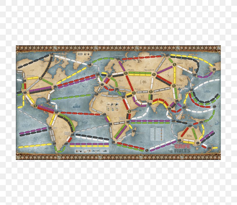 Days Of Wonder Ticket To Ride Series Board Game Set, PNG, 709x709px, Ticket To Ride, Area, Board Game, Boardgamegeek, Card Game Download Free