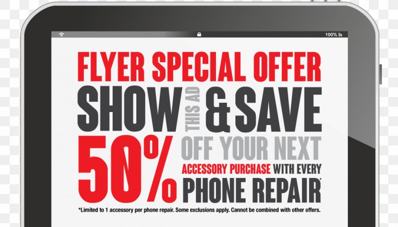 IPhone Coupon Flyer Promotion Computer Repair Technician, PNG, 940x537px, Iphone, Advertising, Brand, Business, Computer Repair Technician Download Free