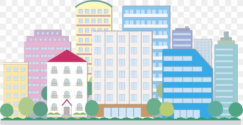 Building Cartoon Painting Illustration, PNG, 1677x865px, Building, Apartment, Architecture, Area, Art Download Free
