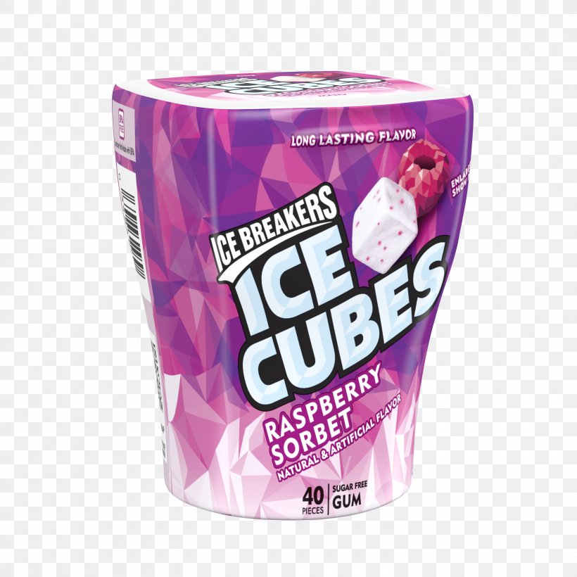 Chewing Gum Ice Breakers Sorbet Smoothie Ice Cube, PNG, 3000x3000px, Chewing Gum, Airheads, Blue Raspberry Flavor, Candy, Flavor Download Free