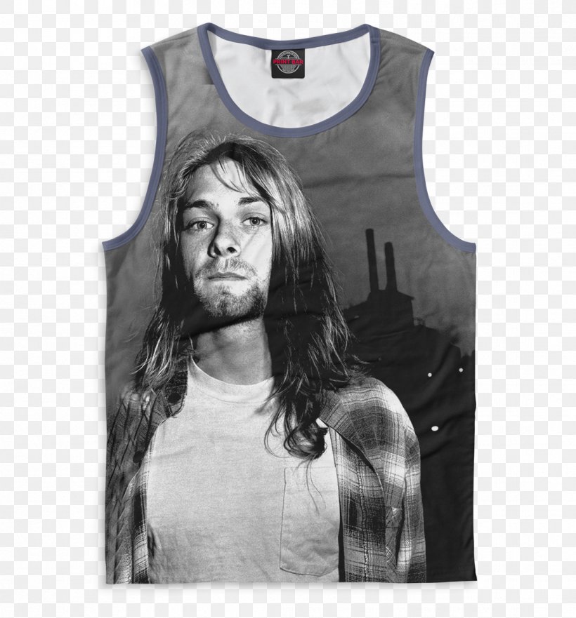 Kurt Cobain. Breviario T-shirt Soaked In Bleach Grunge, PNG, 1115x1199px, Kurt Cobain, Black, Black And White, Bleach, Citation Download Free