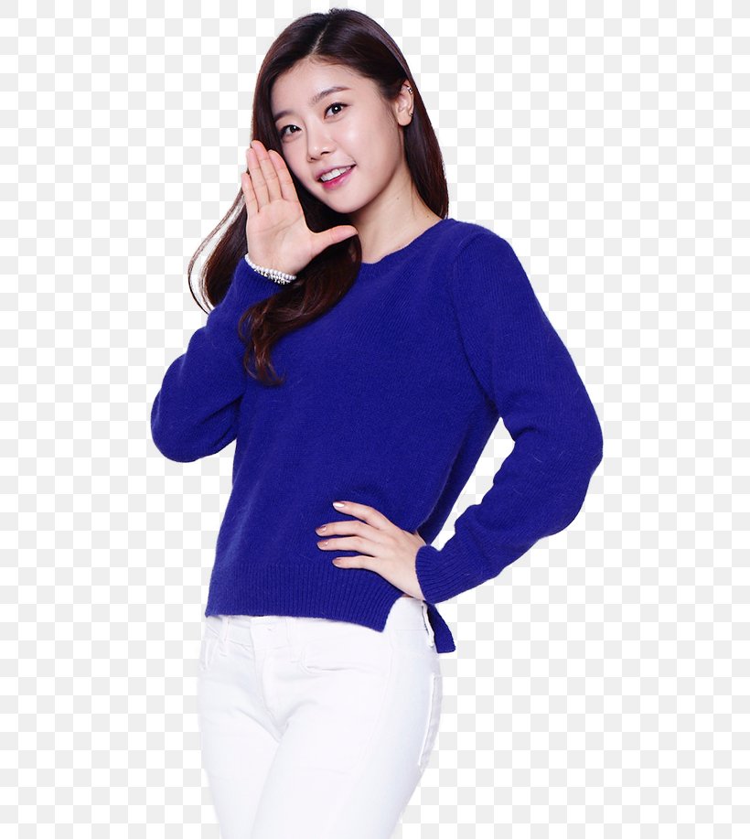 Park So-yeong Sweater Sleeve Shoulder Like Nobody Knows, PNG, 508x917px, Sweater, Blouse, Blue, Clothing, Cobalt Blue Download Free