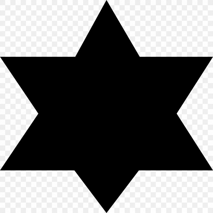 Star Of David Clip Art, PNG, 2400x2400px, Star, Black, Black And White, Jewish People, Judaism Download Free