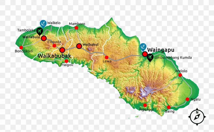 Umbu Mehang Kunda Airport Waingapu State Of East Indonesia Map, PNG, 1600x993px, Map, Area, Camera, East Nusa Tenggara, Indonesia Download Free