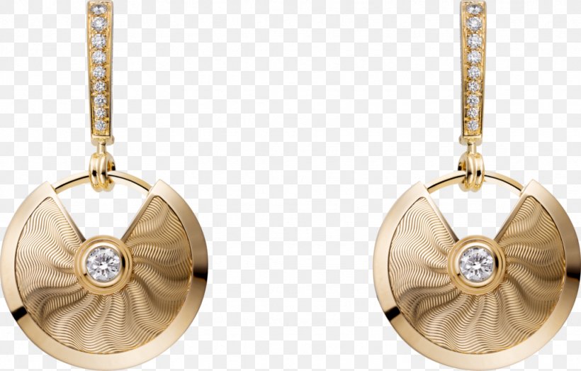 Earring Colored Gold Cartier Diamond, PNG, 1024x654px, Earring, Amulet, Body Jewelry, Brilliant, Carat Download Free