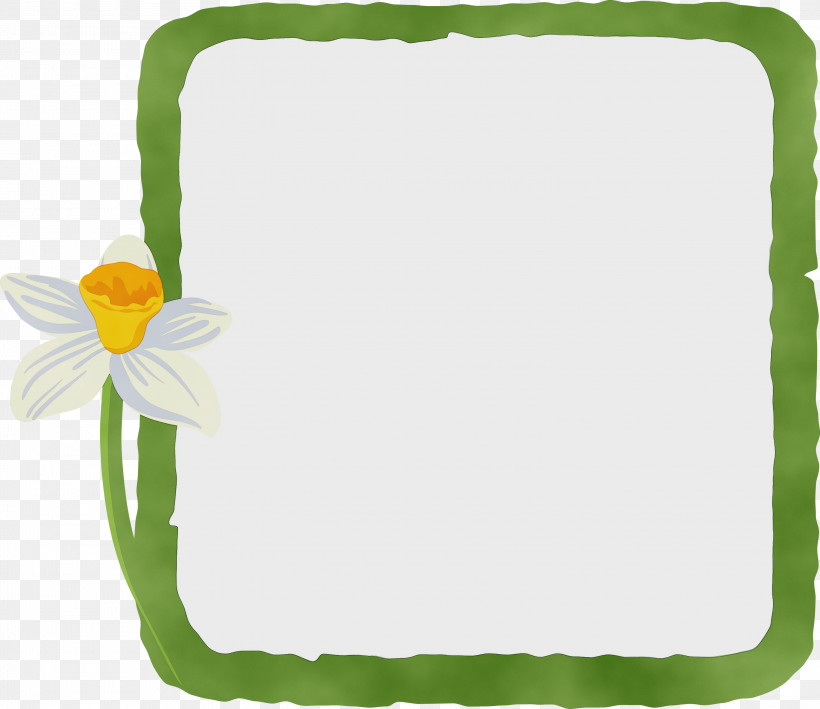 Picture Frame, PNG, 3000x2595px, Flower Frame, Film Frame, Flower, Geometry, Green Download Free