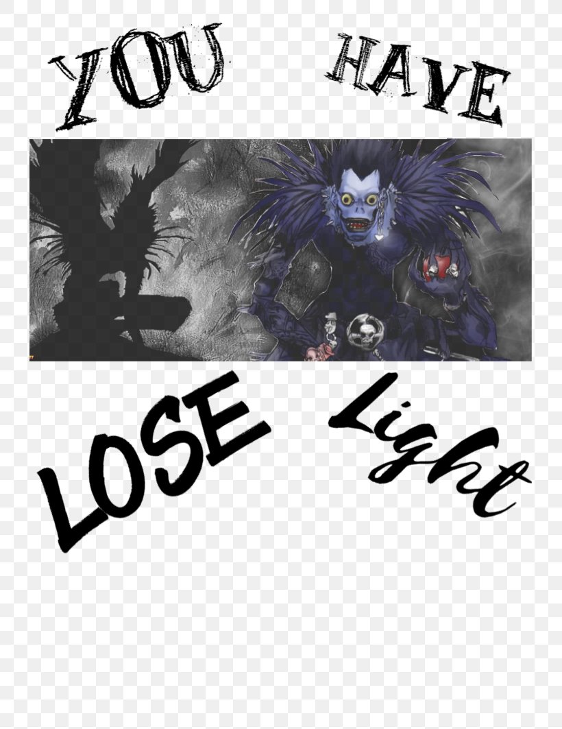 Ryuk Her Prairie Knight Logo Poster, PNG, 733x1063px, Ryuk, Brand, Character, Computer, Death Note Download Free