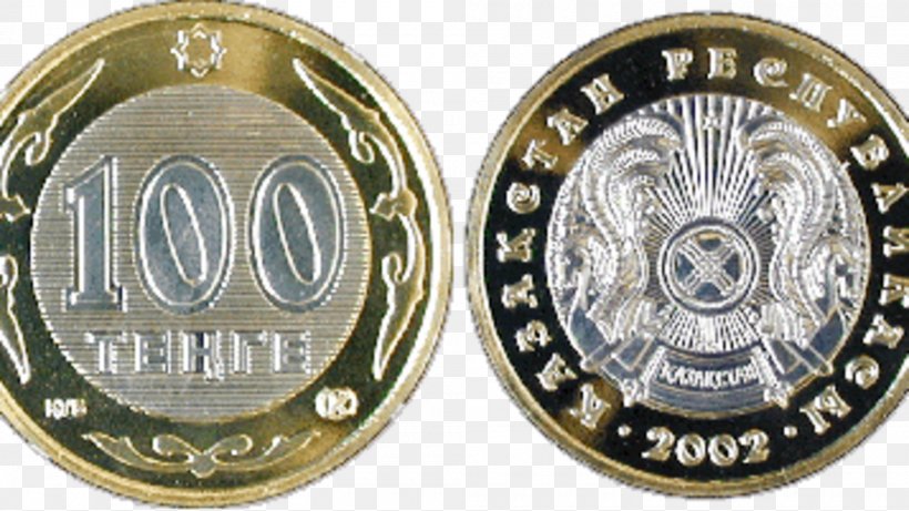 Coin Kazakhstani Tenge Currency Clock Watch, PNG, 2000x1125px, Coin, Brass, Button, Clock, Currency Download Free