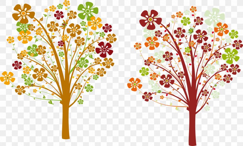 Drawing Graphic Design Tree, PNG, 4564x2745px, Drawing, Art, Branch, Flora, Floral Design Download Free