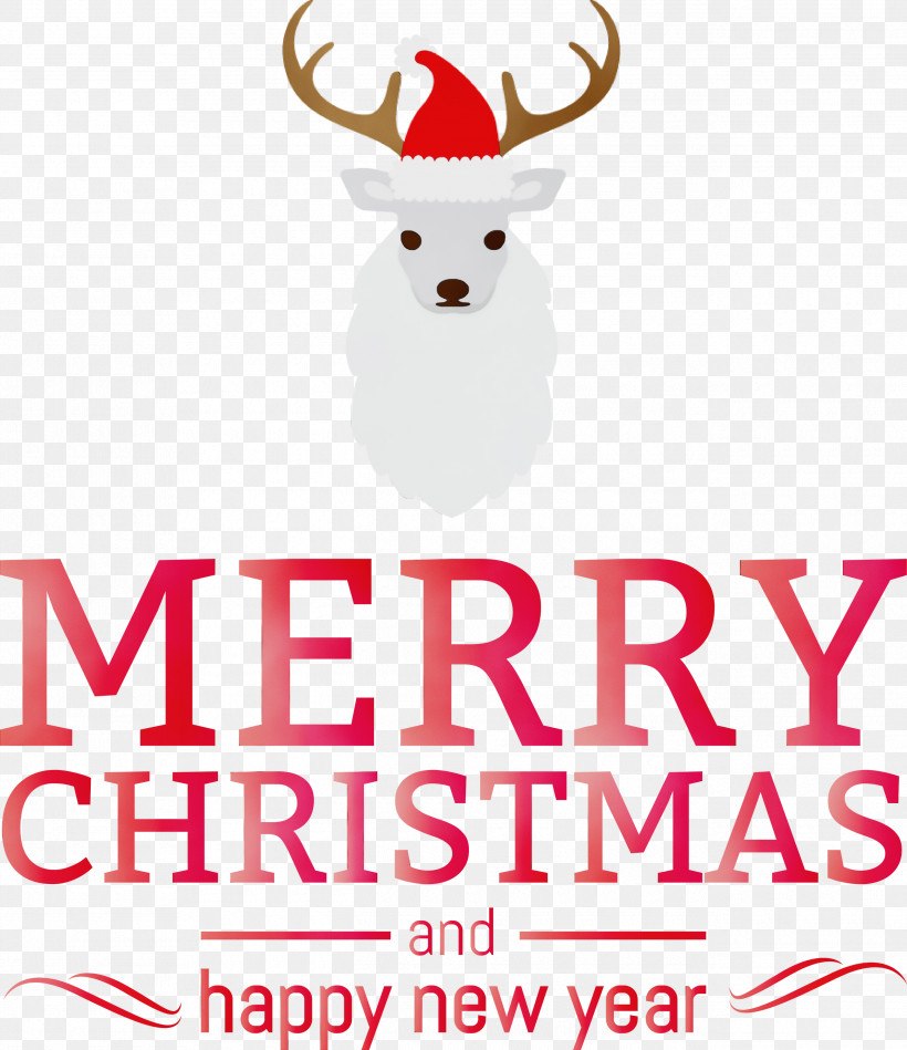 Reindeer, PNG, 2590x3000px, Happy New Year, Antler, Character, Deer, Line Download Free
