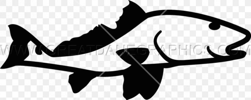 Silhouette Redfish Red Drum Clip Art, PNG, 825x330px, Silhouette, Art, Black, Black And White, Drawing Download Free