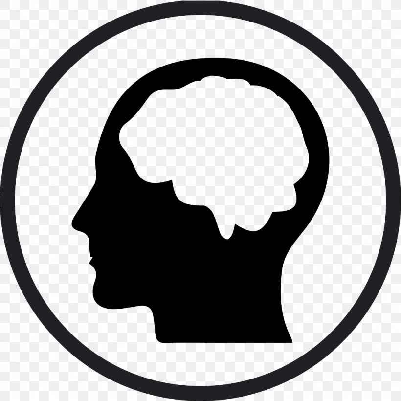 Brain Mind Thought Clip Art, PNG, 1024x1024px, Brain, Area, Binaural Beats, Black, Black And White Download Free