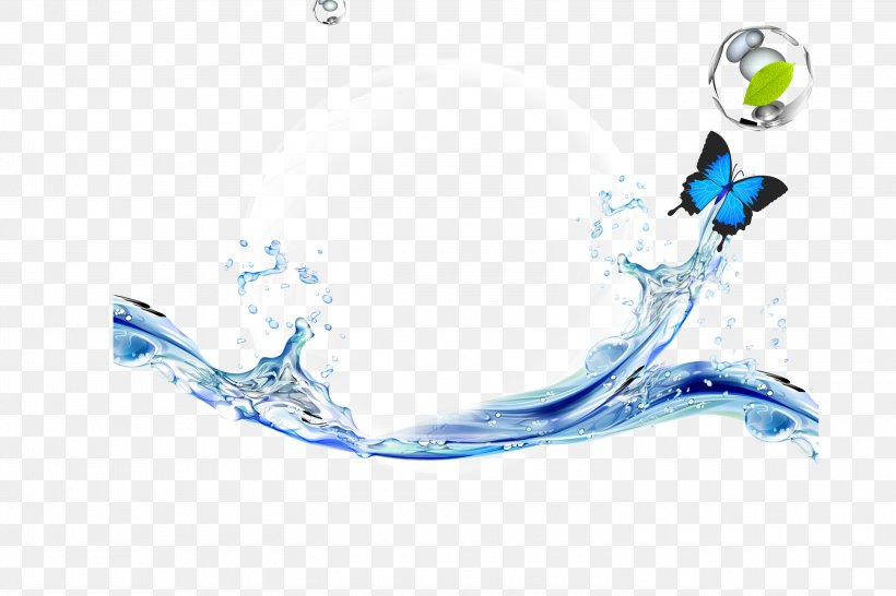Splash Water Ink, PNG, 3000x2000px, Splash, Aerosol Spray, Blue, Color, Drop Download Free
