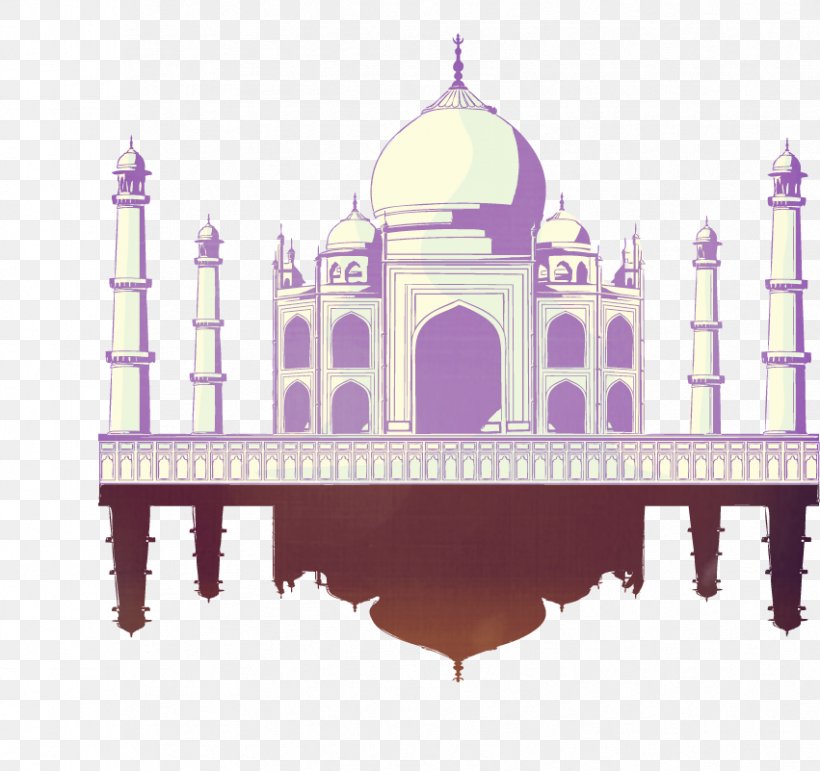 Taj Mahal LED Display Wallpaper, PNG, 851x801px, Taj Mahal, Arch, Architecture, Cartoon, Facade Download Free