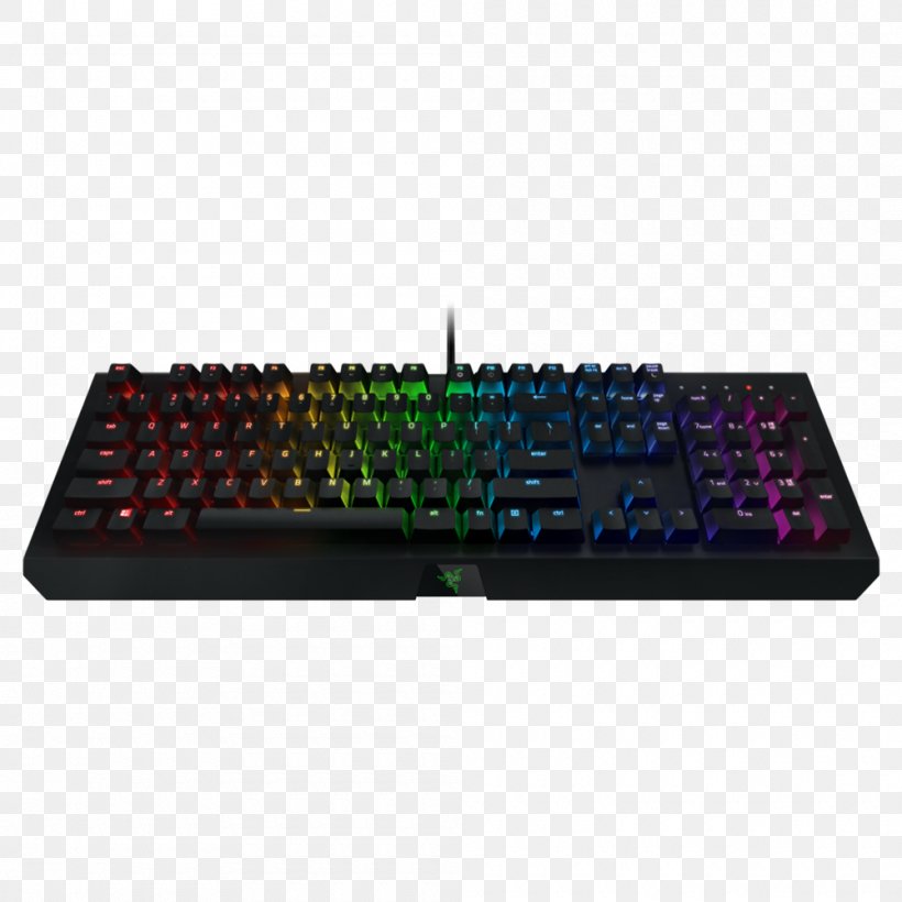 Computer Keyboard Razer BlackWidow X Chroma Computer Mouse Razer Inc. Razer BlackWidow Chroma V2, PNG, 1000x1000px, Computer Keyboard, Computer, Computer Mouse, Electronic Component, Electronic Instrument Download Free