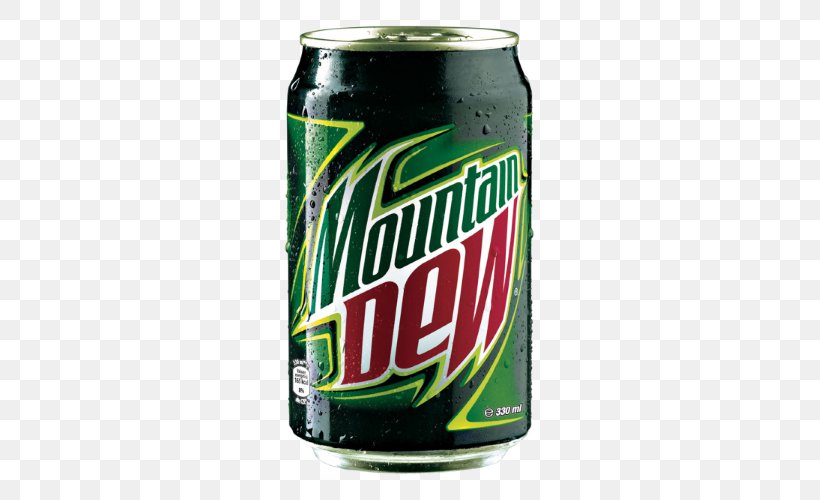 Fizzy Drinks Mountain Dew Carbonated Water Doritos Clip Art, PNG, 500x500px, Fizzy Drinks, Aluminum Can, Bottle, Carbonated Water, Citrus Download Free