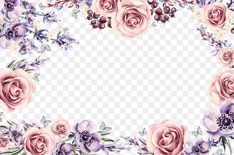 Flower Picture Frame Download, PNG, 3600x2400px, Flower, Color, Computer Software, Cut Flowers, Flora Download Free