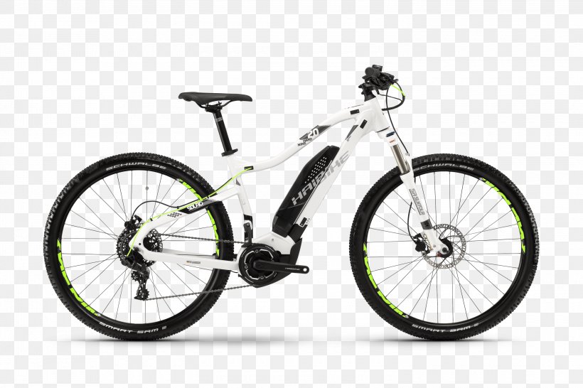 Haibike SDURO HardSeven Electric Bicycle Mountain Bike, PNG, 3000x2000px, 2018, Haibike, Automotive Tire, Bicycle, Bicycle Accessory Download Free