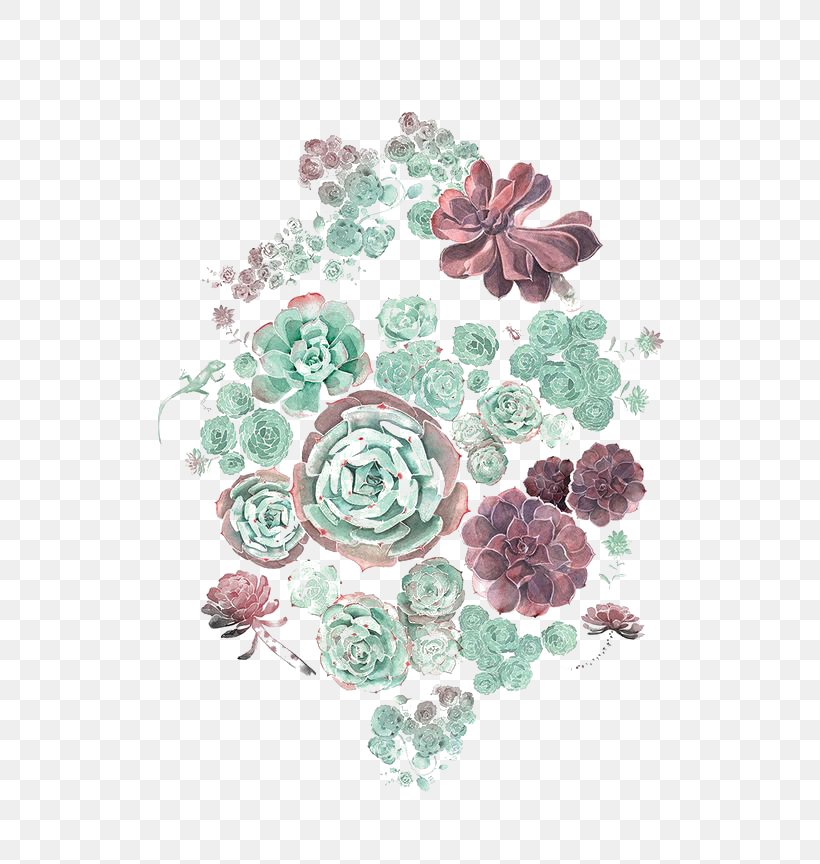Succulent Plant Drawing Printing Painting, PNG, 564x864px, Succulent Plant, Art, Cactaceae, Drawing, Flora Download Free