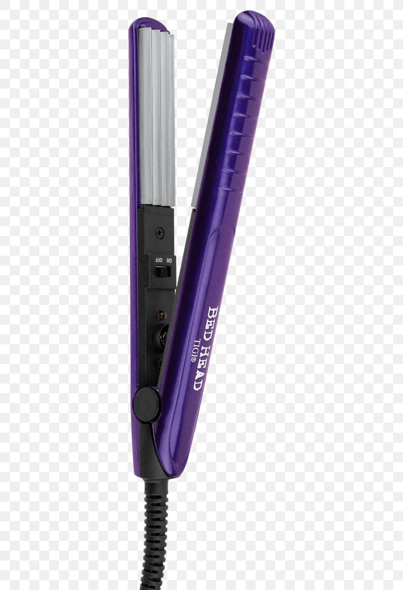 Hair Iron Hair Crimping Bed Head Purple, PNG, 574x1200px, Hair Iron, Bed Head, Ceramic, Hair, Hair Care Download Free