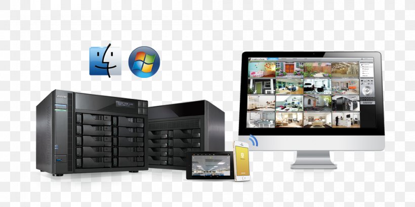 Network Storage Systems ASUSTOR Inc. ASUSTOR AS-7010T NAS Server, PNG, 1000x500px, Network Storage Systems, Asustor Inc, Central Processing Unit, Computer Hardware, Computer Monitor Accessory Download Free