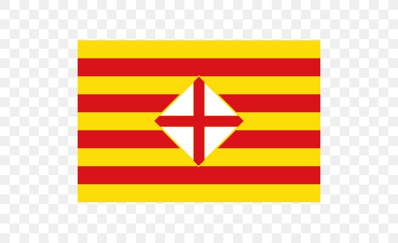 Province Of Barcelona Flag Of Barcelona Province Of Toledo Provinces Of Spain, PNG, 500x500px, Province Of Barcelona, Area, Barcelona, Catalonia, Estelada Download Free
