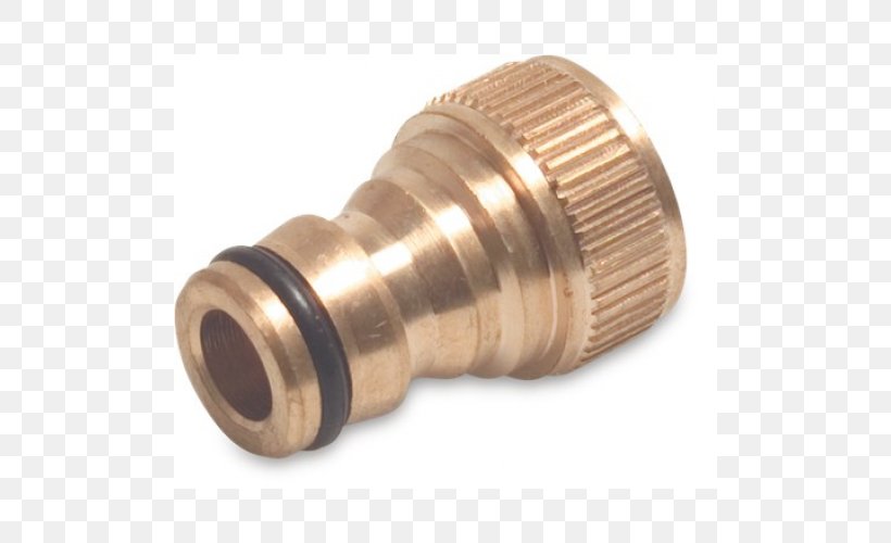 Brass Piping And Plumbing Fitting Tap Hose Coupling, PNG, 500x500px, Brass, Coupling, Hardware, Hose, Hose Coupling Download Free