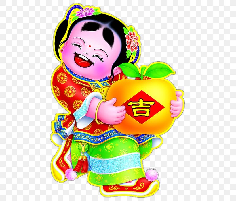 China Chinese New Year, PNG, 500x700px, China, Art, Chinese New Year, Doll, Fictional Character Download Free