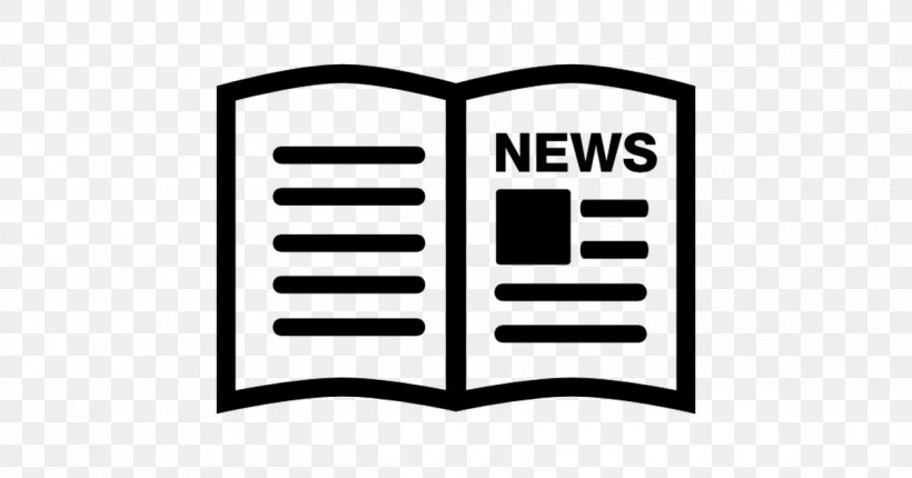 Logo News Symbol Paper, PNG, 1200x630px, Logo, Area, Black And White, Brand, Communication Download Free
