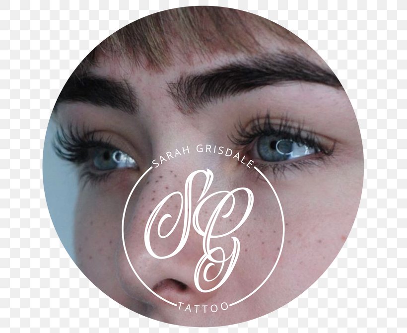 Sarah Grisdale Tattoo Eyelash Extensions Advertising Permanent Makeup, PNG, 671x671px, Watercolor, Cartoon, Flower, Frame, Heart Download Free