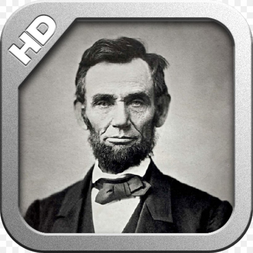 Abraham Lincoln's Second Inaugural Address President Of The United States Illinois American Civil War, PNG, 1024x1024px, Abraham Lincoln, American Civil War, Beard, Black And White, Facial Hair Download Free