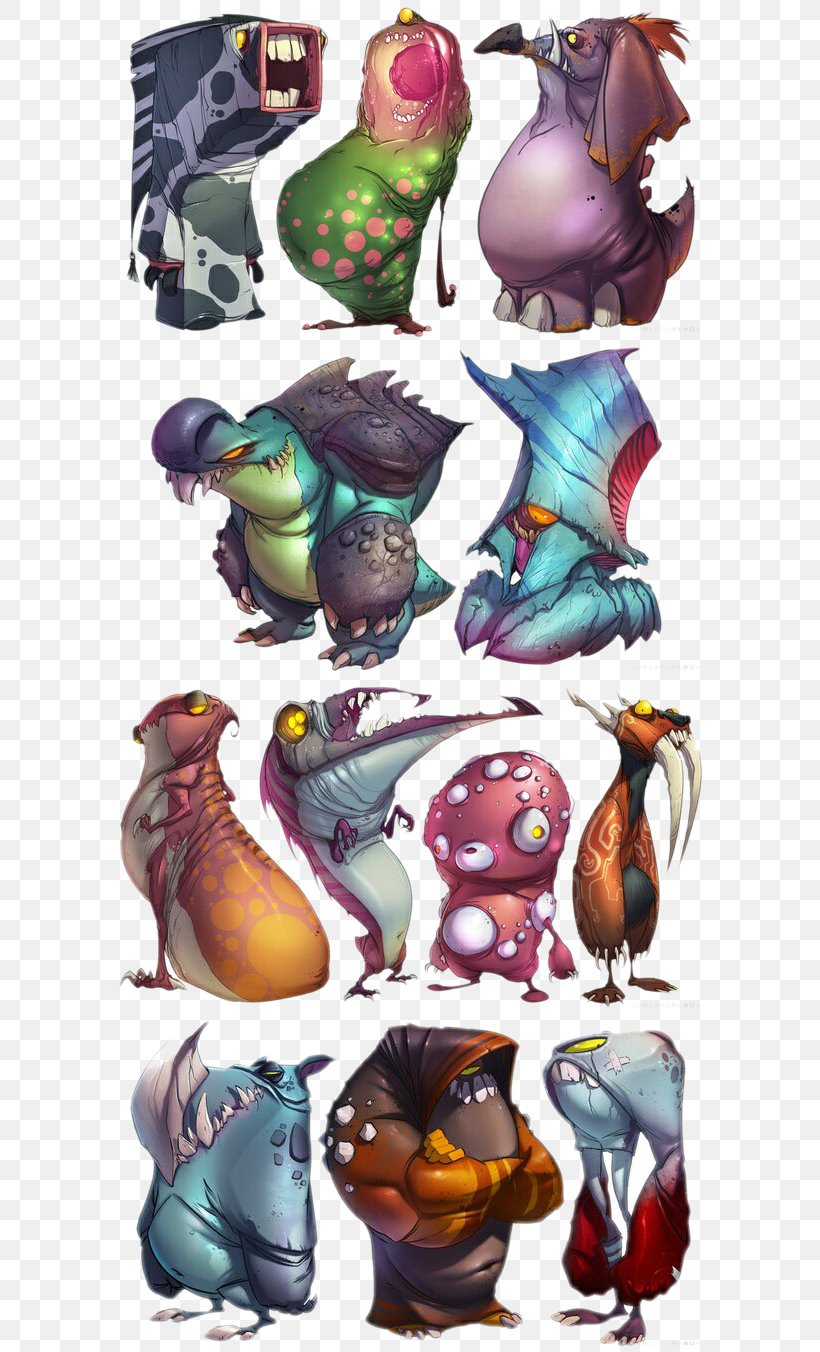 Monster Concept Art Character Cartoon, PNG, 600x1352px, Monster, Animation, Art, Cartoon, Character Download Free