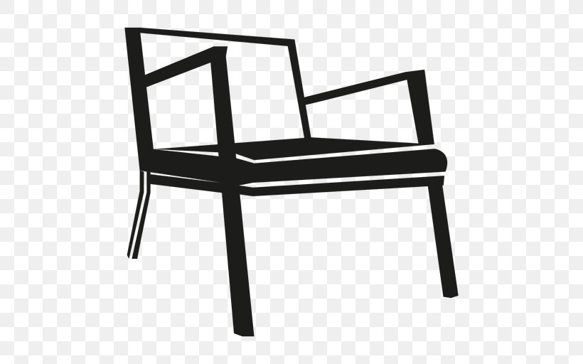 Eames Lounge Chair Furniture Mid-century Modern, PNG, 512x512px, Eames Lounge Chair, Armrest, Black And White, Century Furniture, Chair Download Free