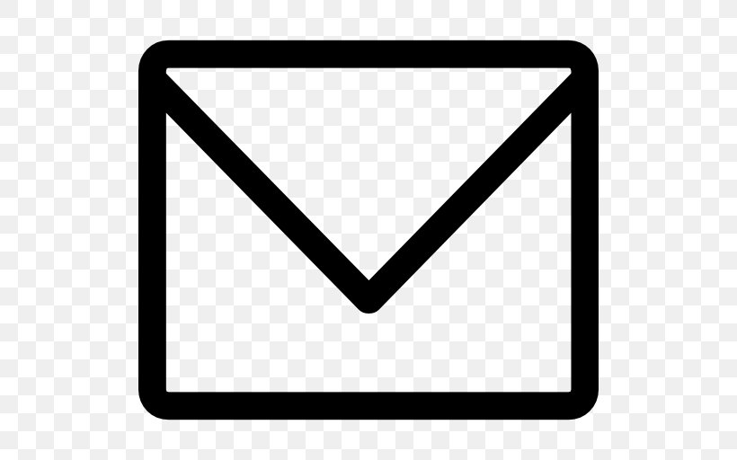 Envelope Mail, PNG, 512x512px, Envelope, Area, Black, Black And White, Email Download Free