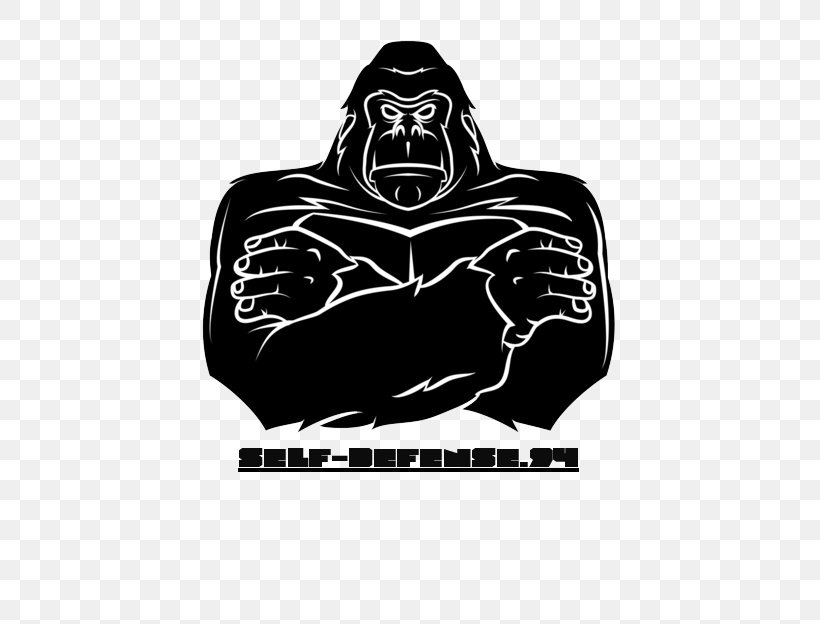 Gorilla Drawing Royalty-free Clip Art, PNG, 500x624px, Gorilla, Black, Black And White, Brand, Drawing Download Free