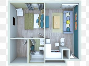 Living Room Top View - Vue At 3rd Bathroom Apartment House Bedroom PNG