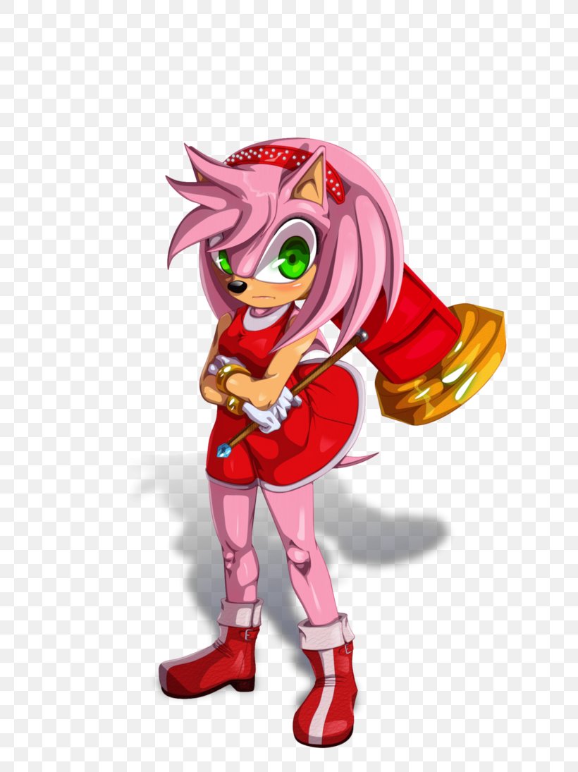 Amy Rose Sonic The Hedgehog Pac-Man Archie Comics, PNG, 730x1095px, Amy Rose, Action Figure, Archie Comics, Art, Cartoon Download Free