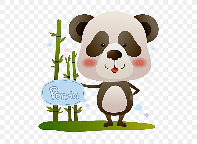 Giant Panda Red Panda U9806u5fb3u5c45 Cartoon Illustration, PNG, 600x600px, Giant Panda, Ailuridae, Bamboe, Bamboo, Carnivoran Download Free