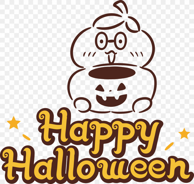 Happy Halloween, PNG, 3000x2852px, Happy Halloween, Biology, Cartoon, Geometry, Happiness Download Free