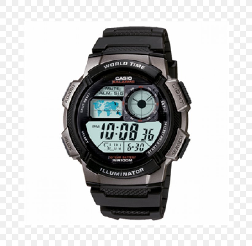 Eastern Watch Co Casio Illuminator G-Shock, PNG, 800x800px, Watch, Brand, Casio, Casio Wave Ceptor, Digital Clock Download Free