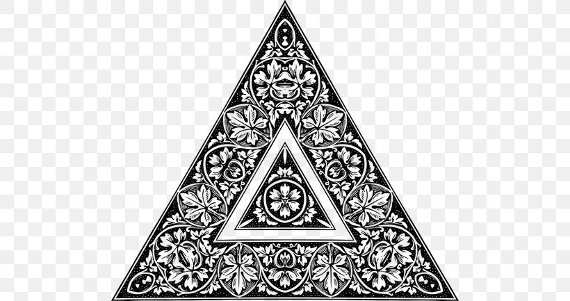 Pascal's Triangle, PNG, 500x433px, Triangle, Art, Black And White, Color, Mathematics Download Free