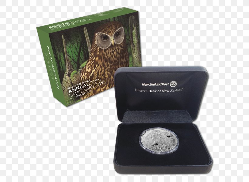 Proof Coinage Laughing Owl New Zealand, PNG, 600x600px, Coin, Box, Business, Collecting, Currency Download Free